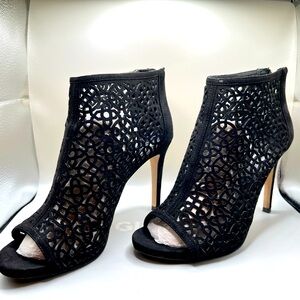 White House Black Market Peep Toe Ankle Heels